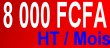 8000 FCFA